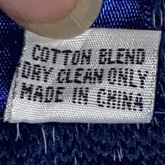 Vtg Jack Sartori Neck Tie Blue Square Tip Knit Cotton 60x2 Sartorially Splendid - Picture 6 of 8